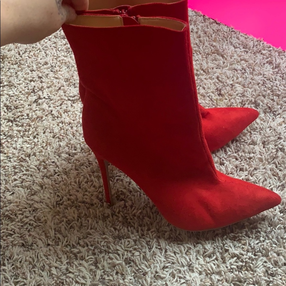 Red boot heels